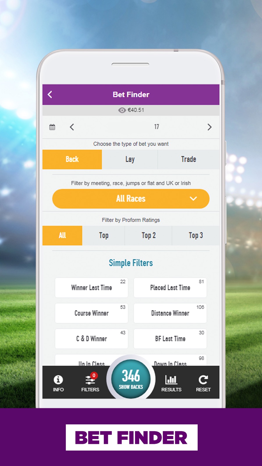 Betdaq-app